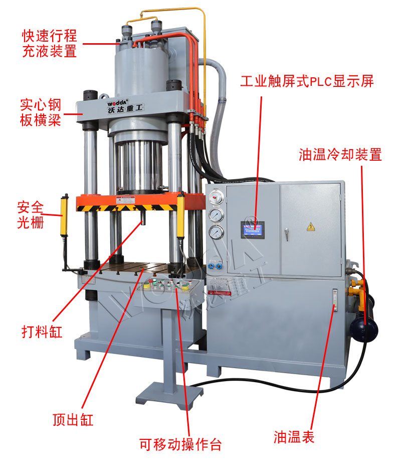 300噸冷擠壓成型液壓機